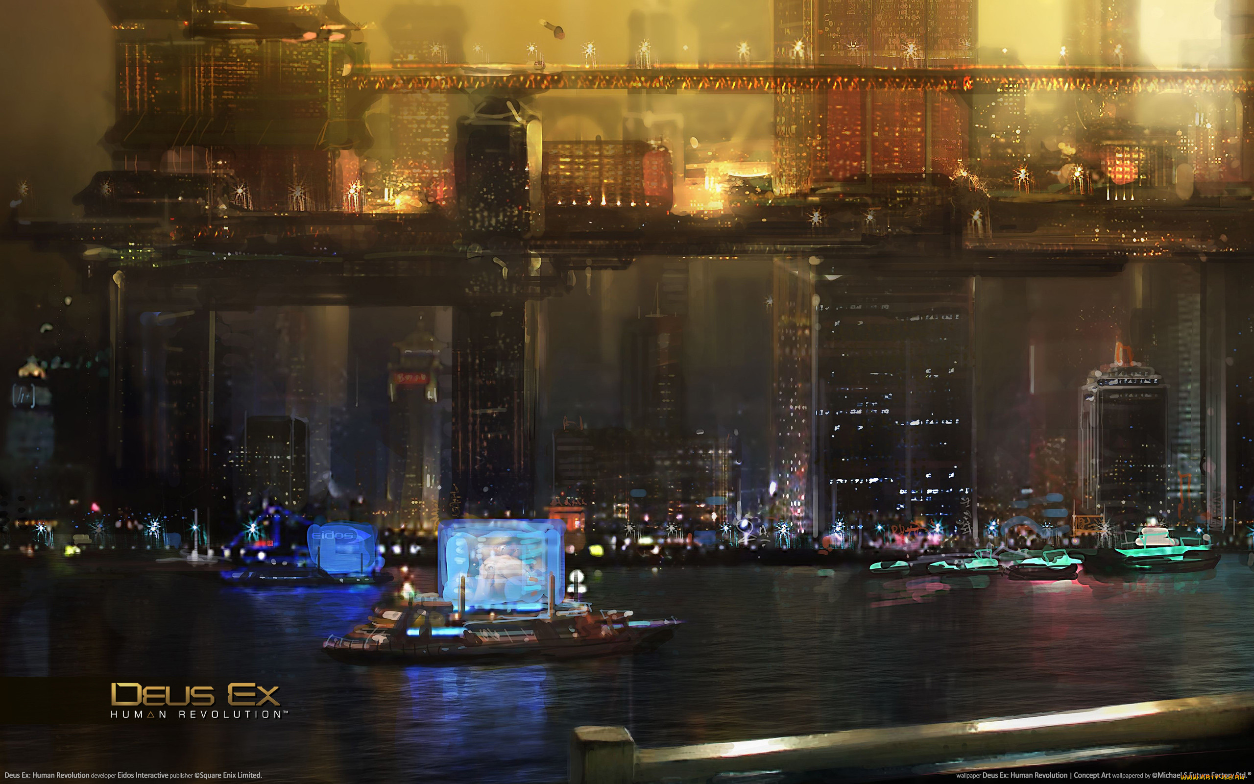 deus, ex, human, revolution, concept, art, , 